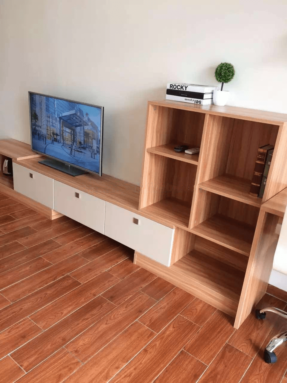 Gewinn woodworking wood edging equipments office cabinet-12