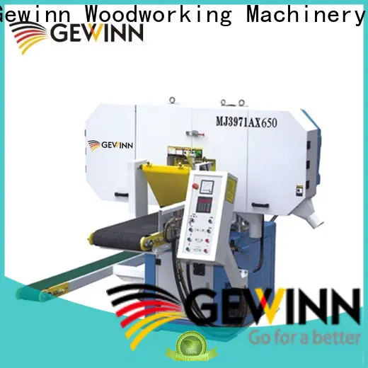 Gewinn double ended horizontal bandsaw customized for cnc tenoning