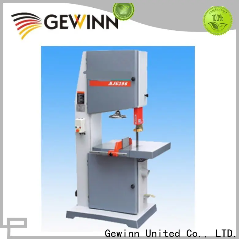 Gewinn quality assured vertical bandsaw for sale considerate design for wood cutting