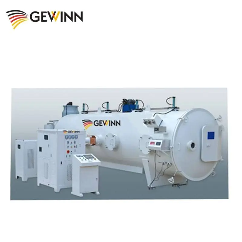 HF wood vacuum dryer machine with high frequency and worm kiln